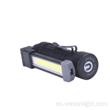 Luz de trabajo LED recargable USB magnética